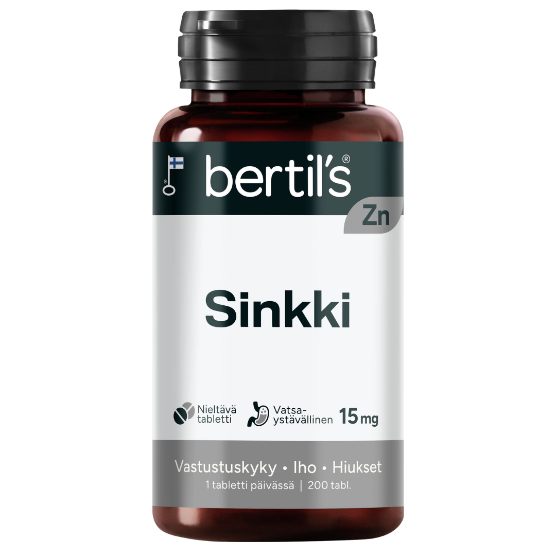 Bertil's Sinkki 15 mg - 200 tabl.