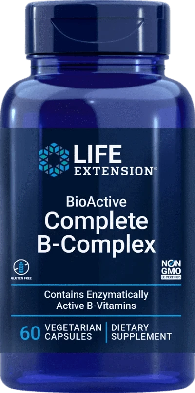 Life Extension BioActive Complete B-Complex 60 kaps. - Sinunapteekki.fi