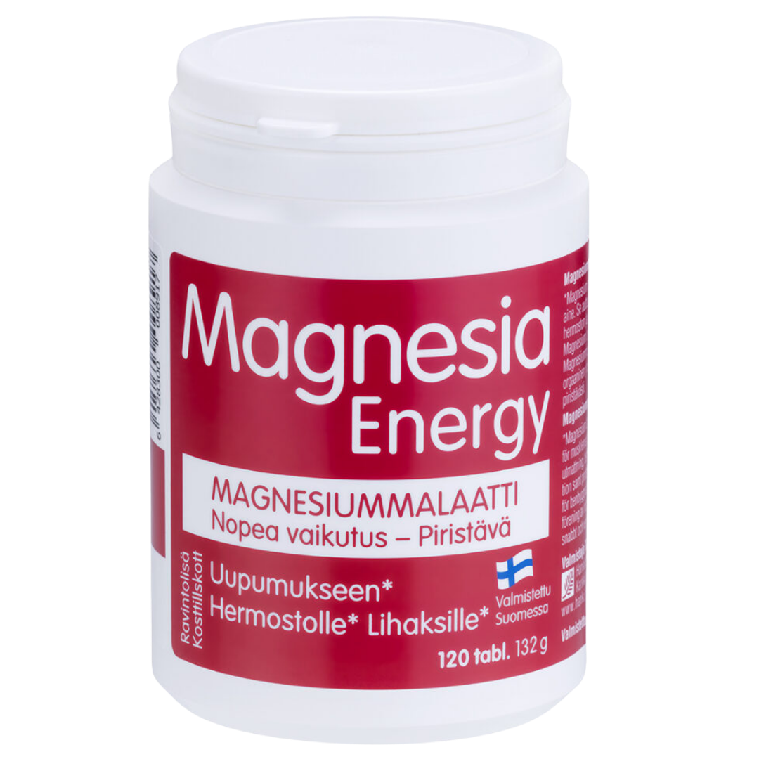 Magnesia Energy - Magnesiumtabletti 120 tabl.