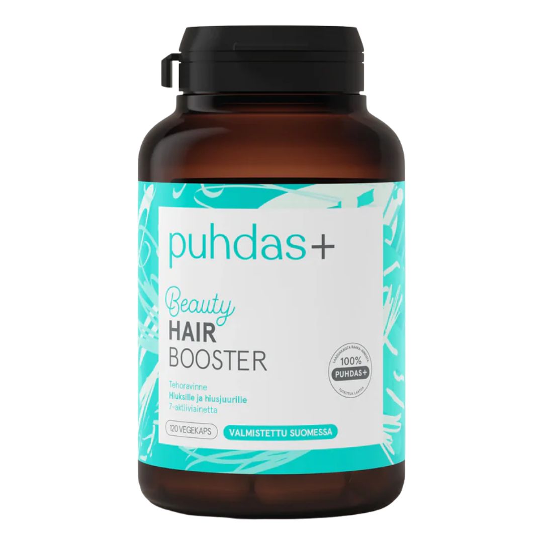 Puhdas+ Beauty Hair Booster 120 vegekaps.