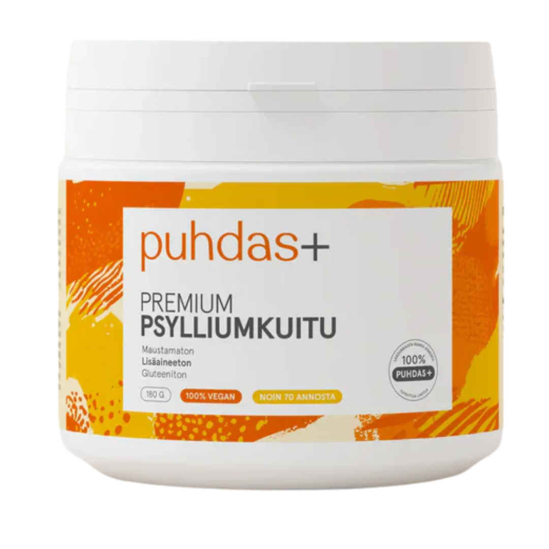 Puhdas+ Premium Psyllium Kuitu 180 g