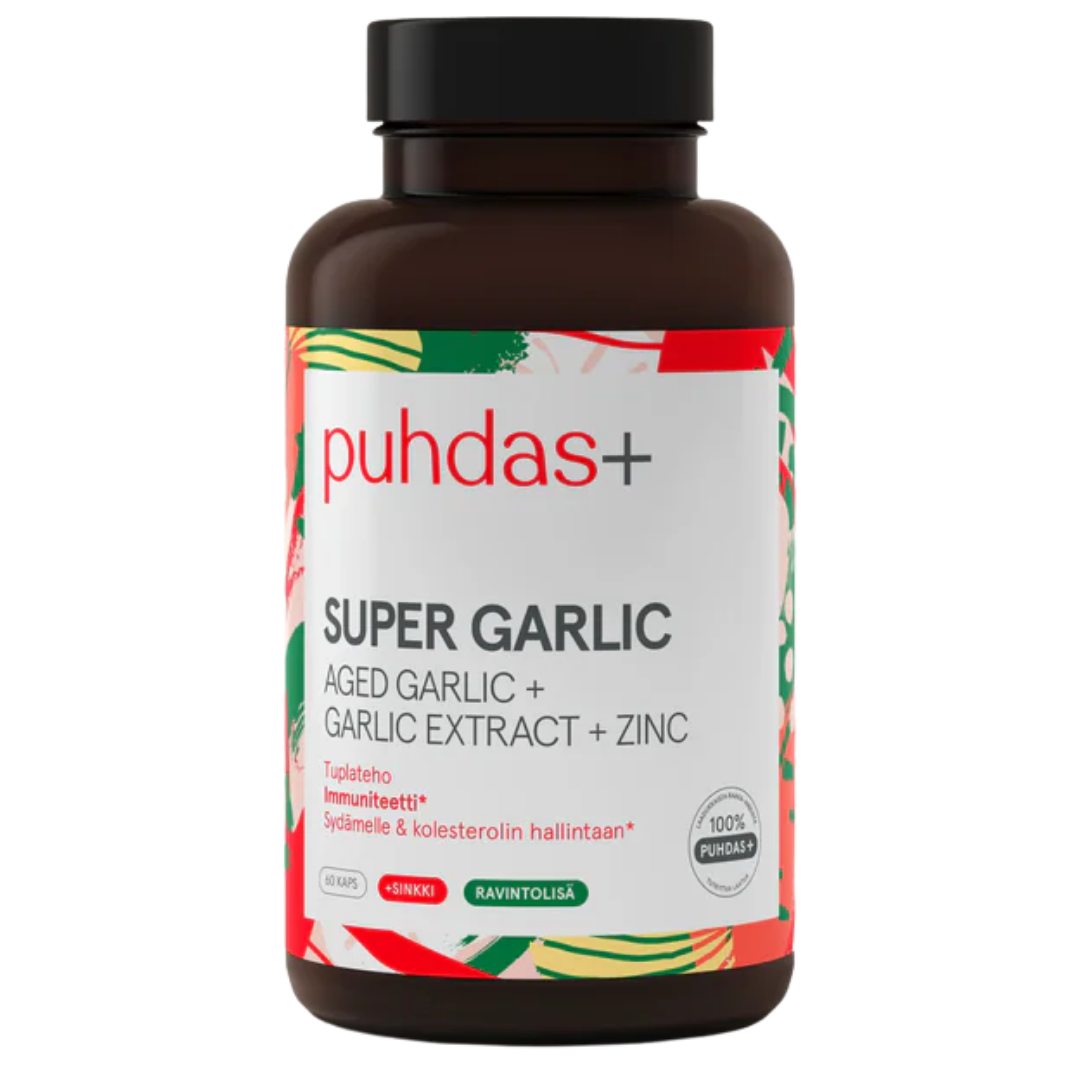 Puhdas+ Super Garlic - Valkosipuli 60 kaps.
