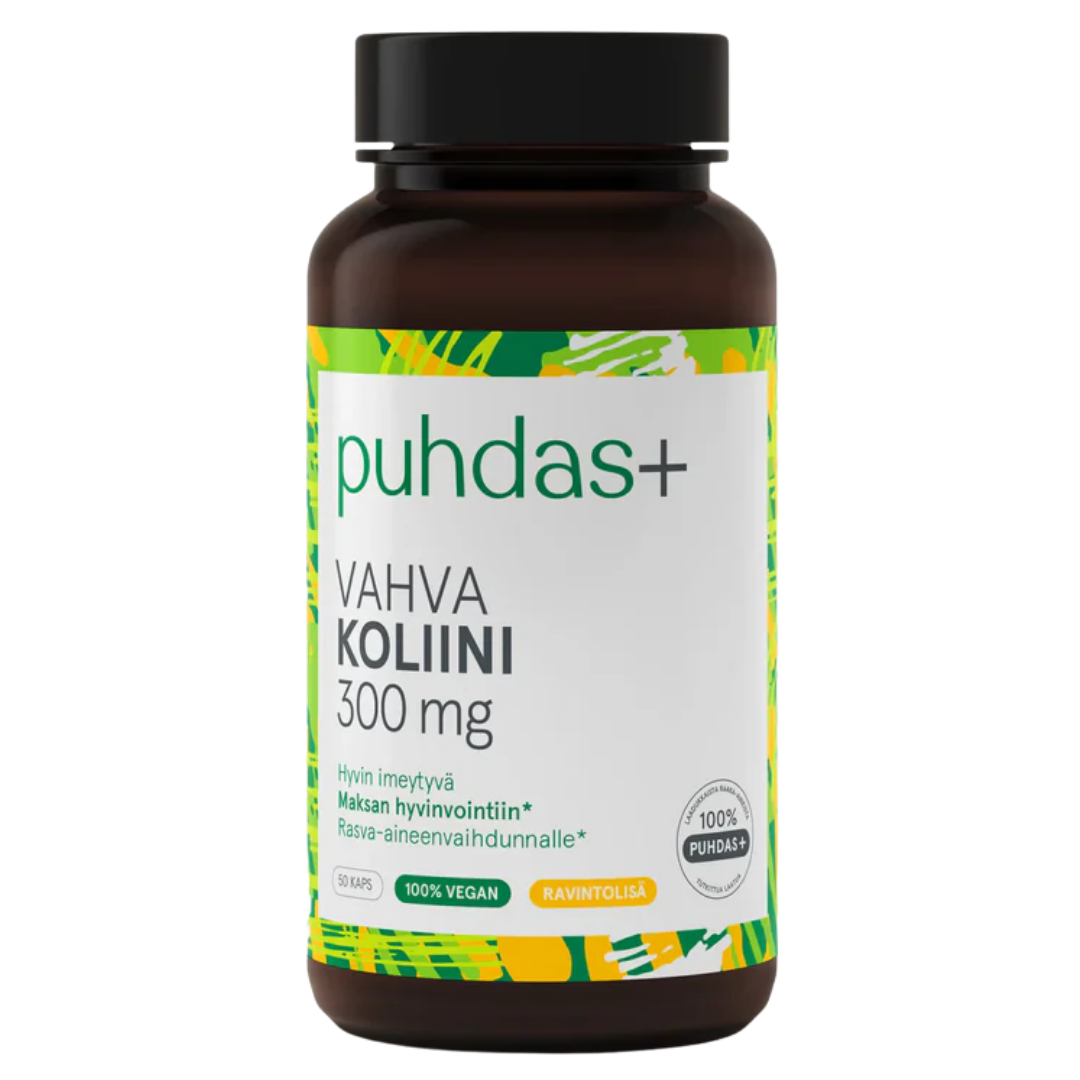 Puhdas+ Vahva Koliini 300 mg 50 kaps.