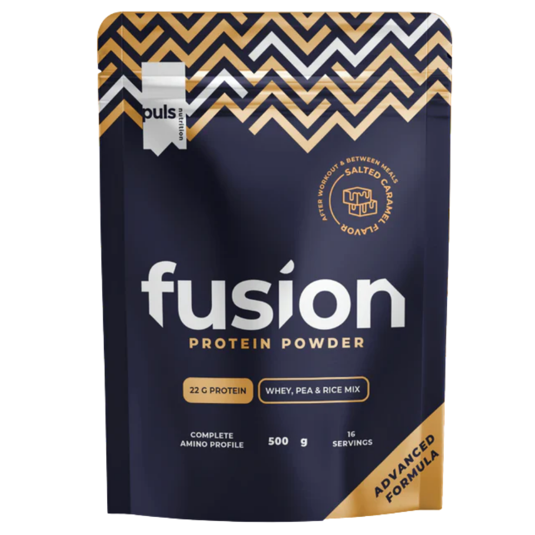 Puls Nutrition Fusion Protein Powder - Proteiinijauhe Salted Caramel 500 g
