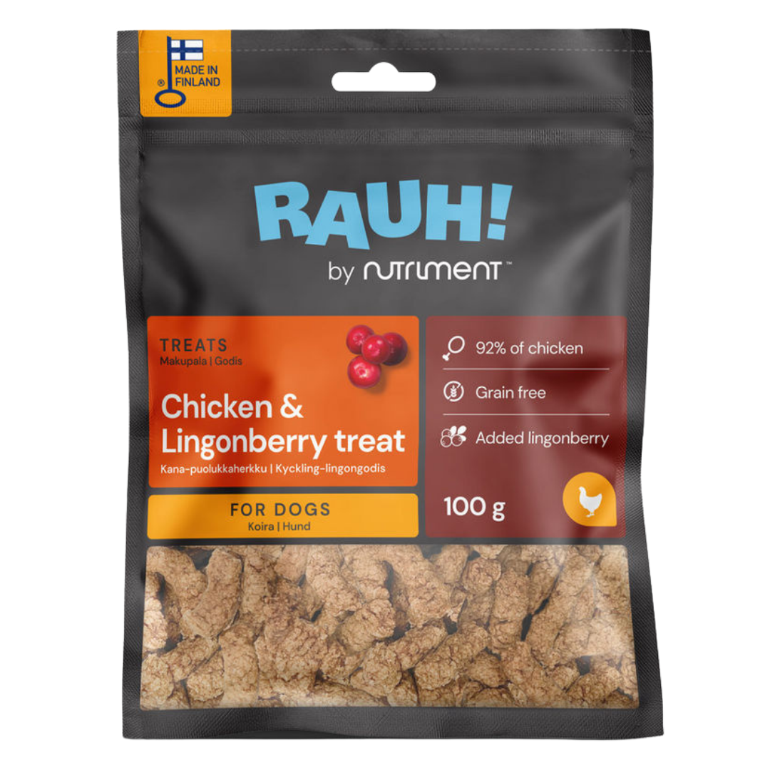 RAUH! Kana-puolukkaherkku koirille 100 g