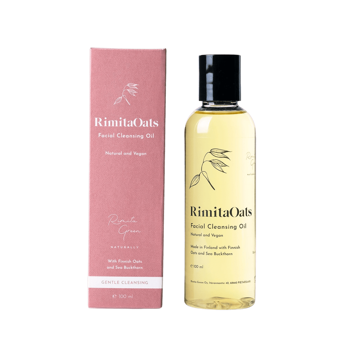 RimitaOats Facial Cleansing Oil - Kasvojen puhdistusöljy 100 ml - Sinunapteekki.fi