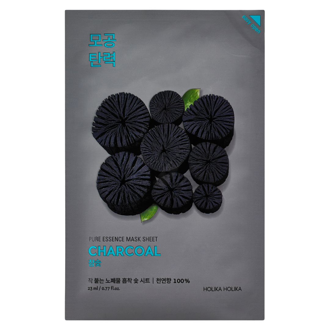 Holika Holika Pure Essence Mask Sheet Charcoal - Kasvonaamio 1 kpl - Sinunapteekki.fi