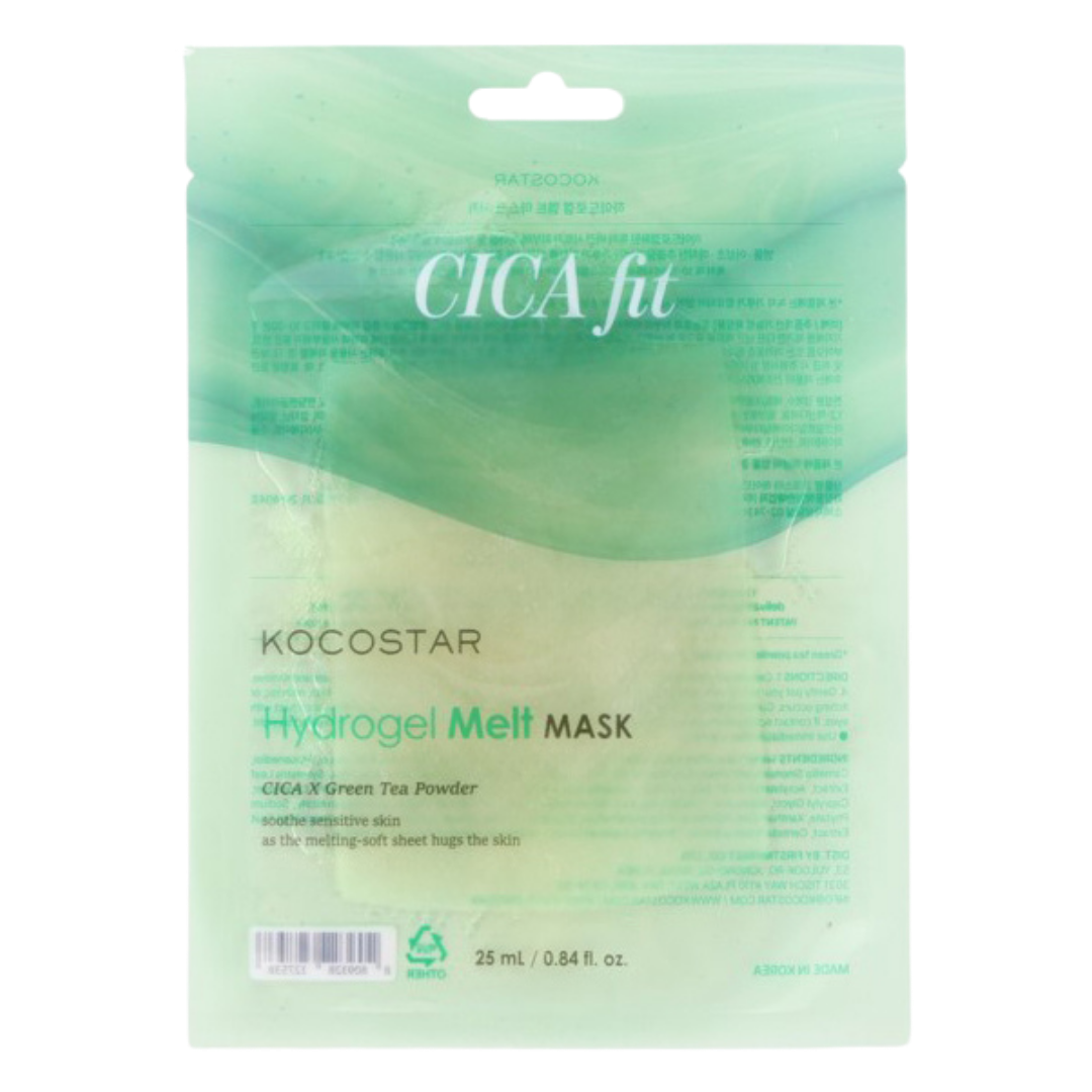 KOCOSTAR Hydrogel Melt Mask Cica Fit - Kasvonaamio 1 kpl