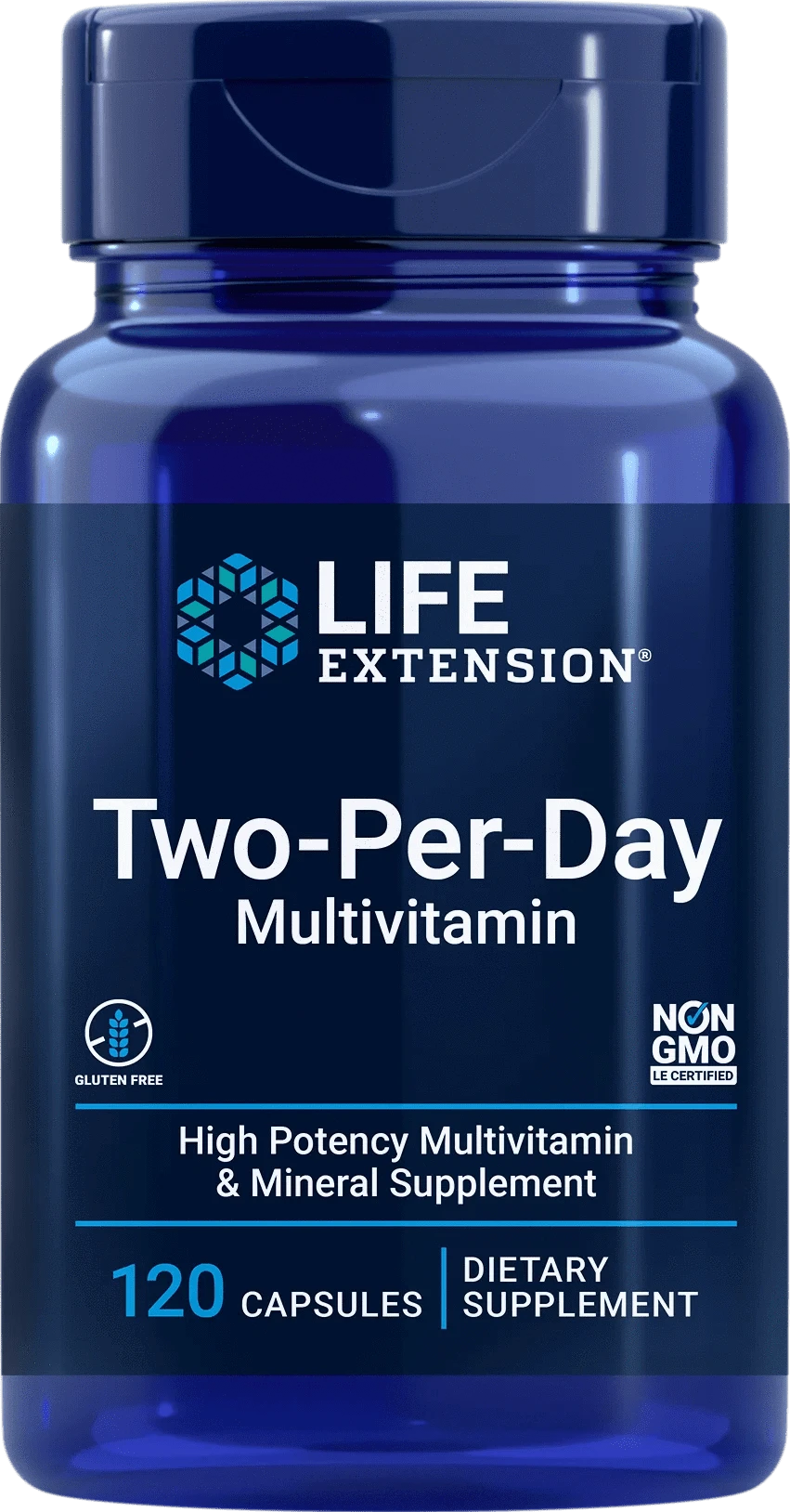 Life Extension Two-Per-Day Multivitamin 120 kaps.