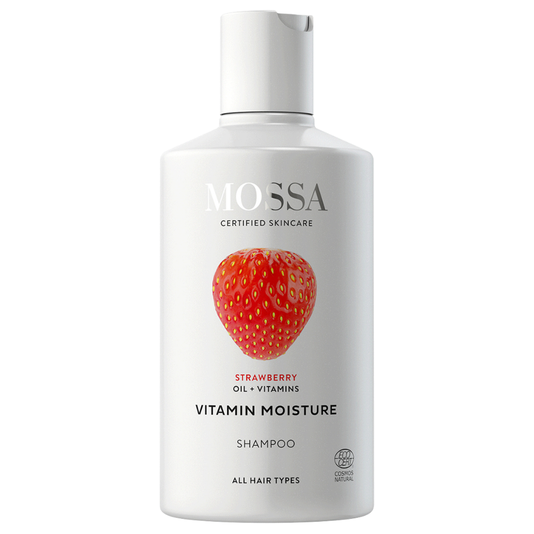 Mossa Vitamin Moisture - Mansikka Shampoo 300 ml - Sinunapteekki.fi