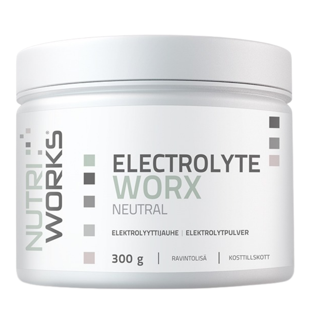 Nutri Works Electrolyte Worx - Elektrolyyttijauhe Maustamaton 300 g