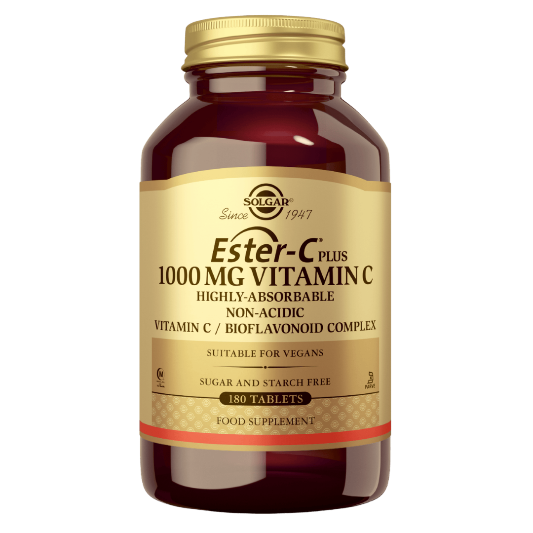 Solgar Ester-C-Plus 1000 mg - C-vitamiini 180 tabl.