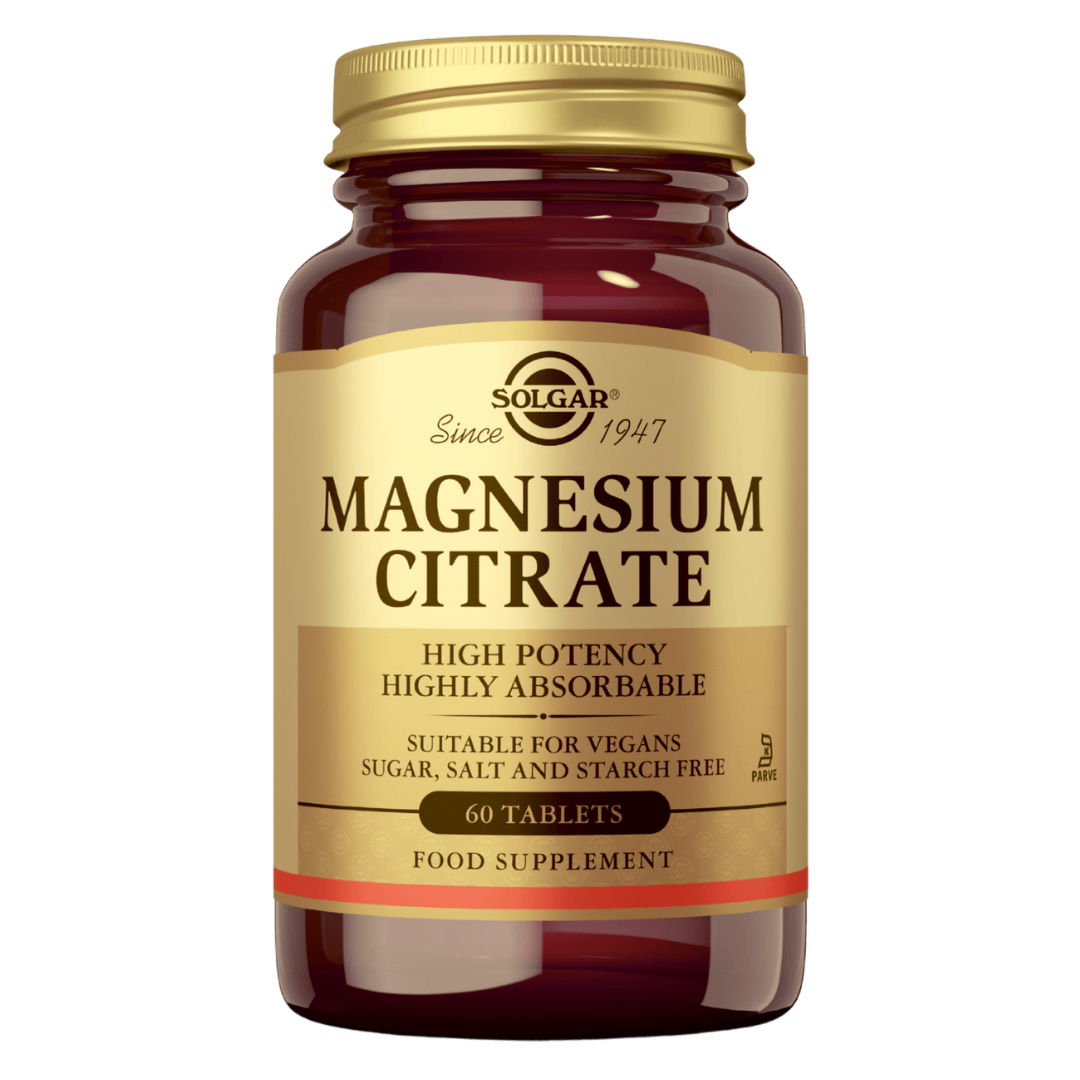 Solgar Magnesium Citrate - Magnesiumsitraatti 60 tabl.