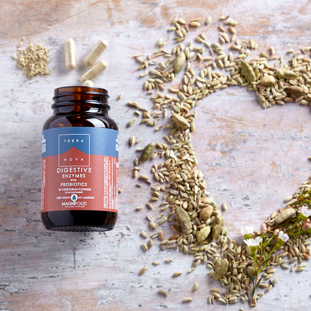 Terranova Digestive Enzymes With Probiotics 50 kaps.