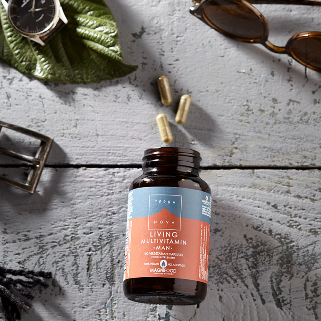 Terranova Living Multivitamin Man - Miehille 100 kaps.
