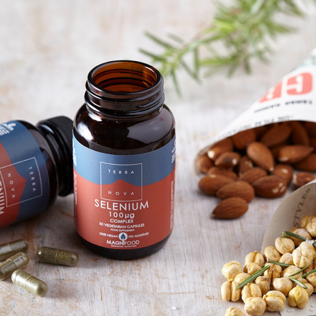 Terranova Selenium 100 µg - Seleeni 50 kaps.