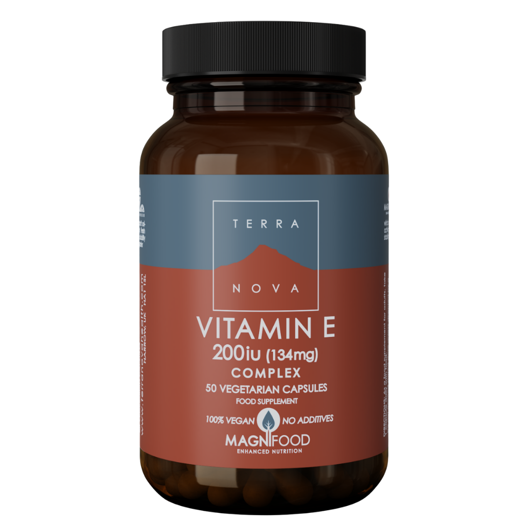Terranova Vitamin E 134 mg - E-vitamiini 50 kaps.