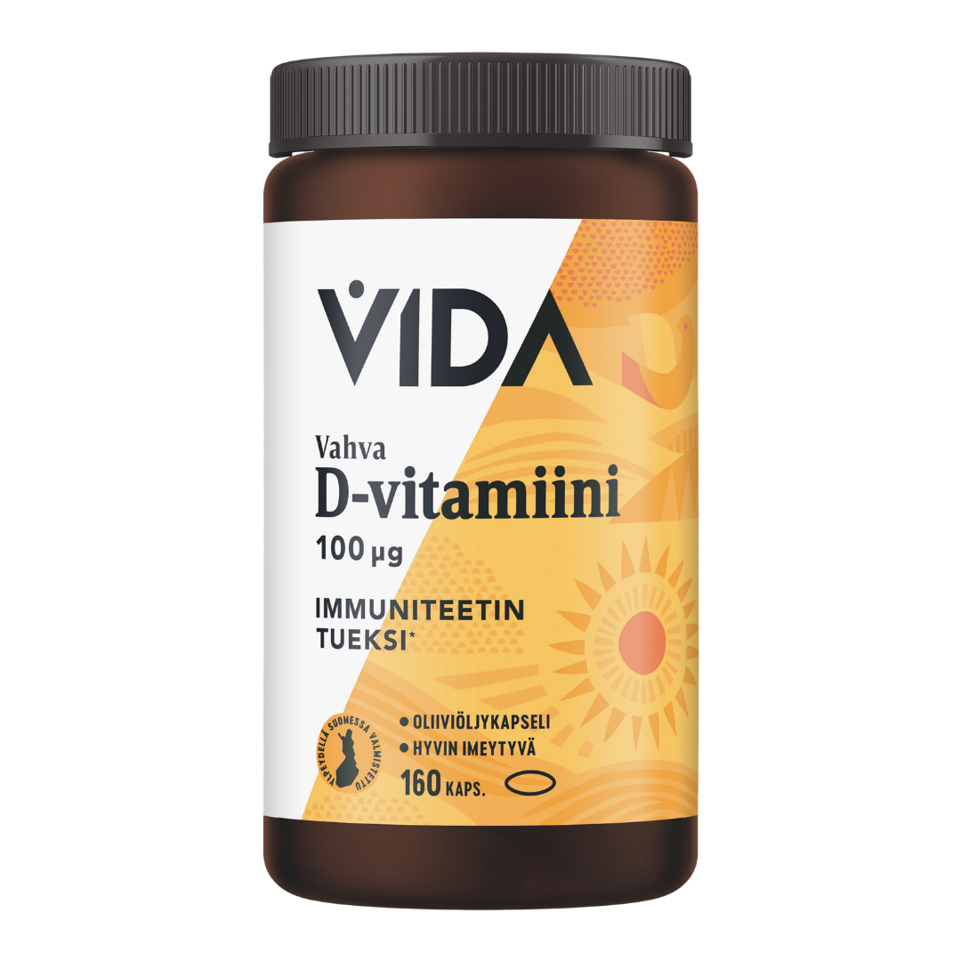 vida vahva d-vitamiini 100µg 160kaps