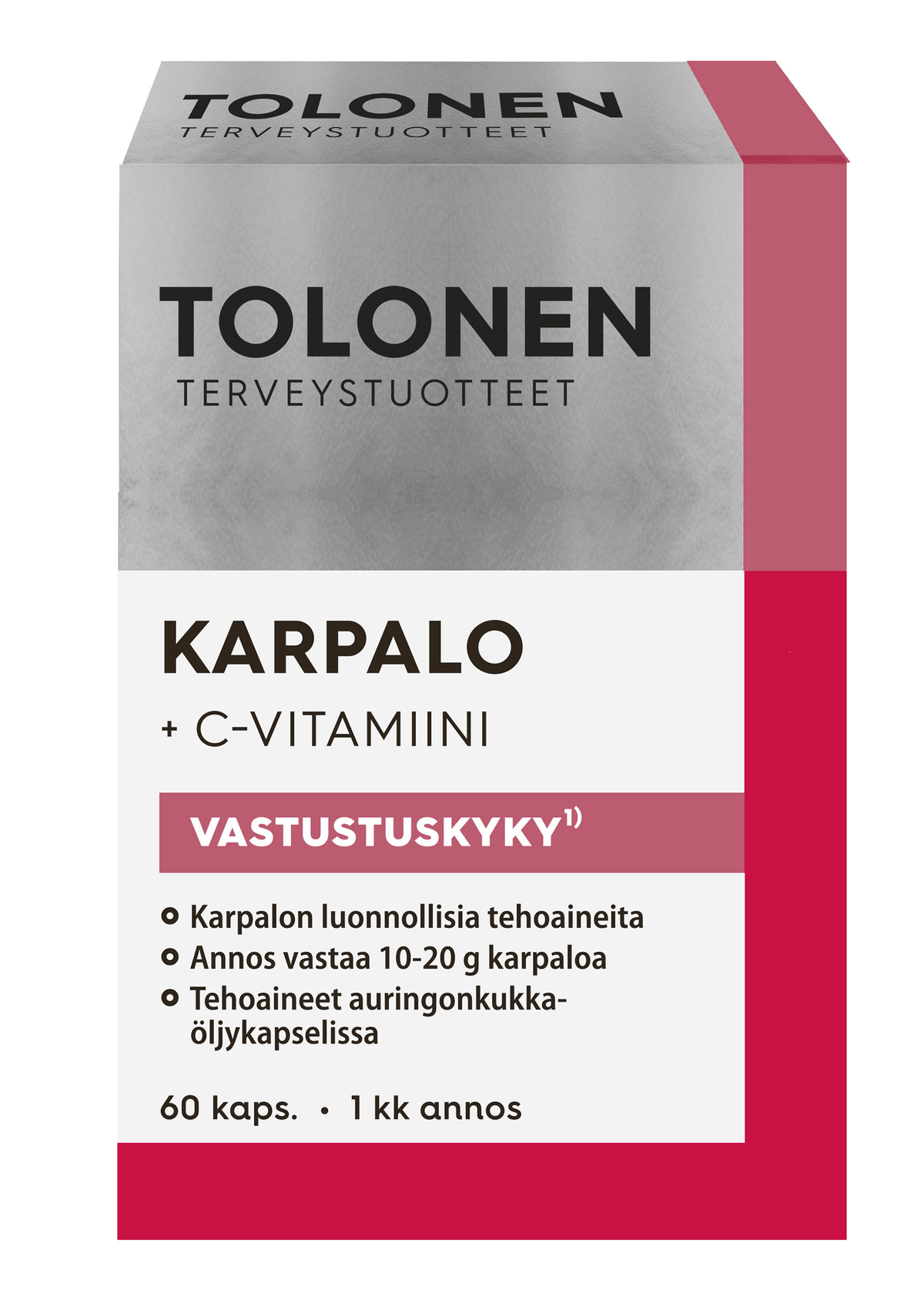 Tolonen Karpalo + C-vitamiini 60 kaps. - Sinunapteekki.fi