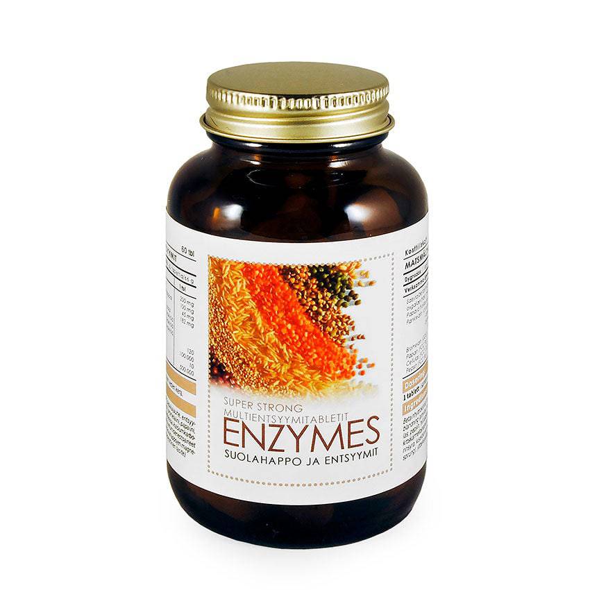 Aboa Medica Super Strong Enzymes - Multientsyymitabletit 60 tabl. - Sinunapteekki.fi