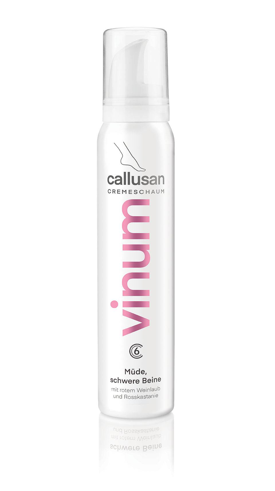 Callusan Vinum - Vaahtovoide turvonneille jaloille 125 ml - Sinunapteekki.fi