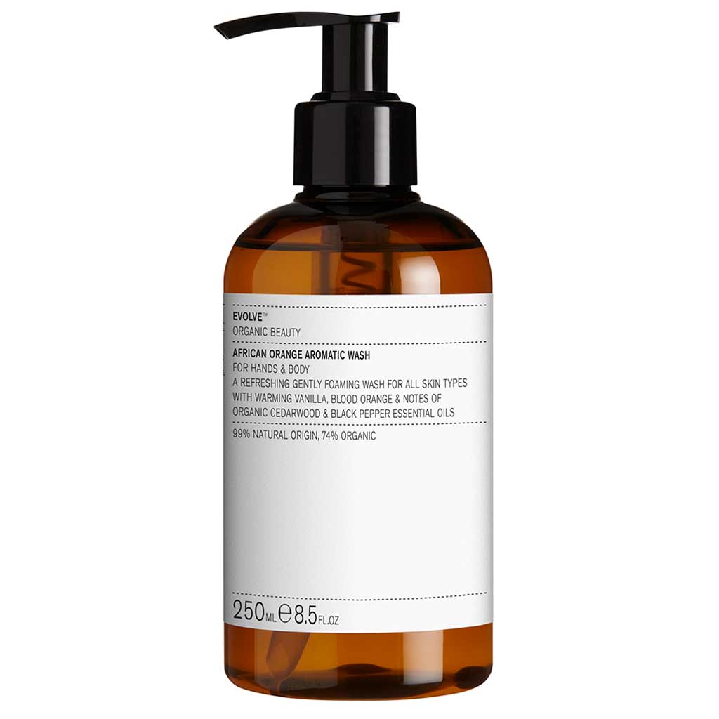 Evolve Organic Beauty African Orange Aromatic Wash - vartalonpesuaine 250 ml - Sinunapteekki.fi