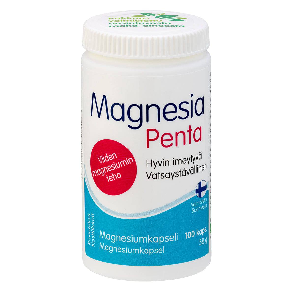 Magnesia Penta - magnesiumkapseli 100 kaps. - Sinunapteekki.fi