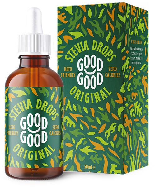 Good Good Stevia Drops Original Steviatipat 50 ml