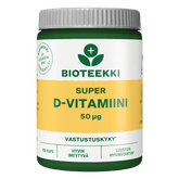 Bioteekki Super D-vitamiini 50 µg 100 kaps. - Sinunapteekki.fi