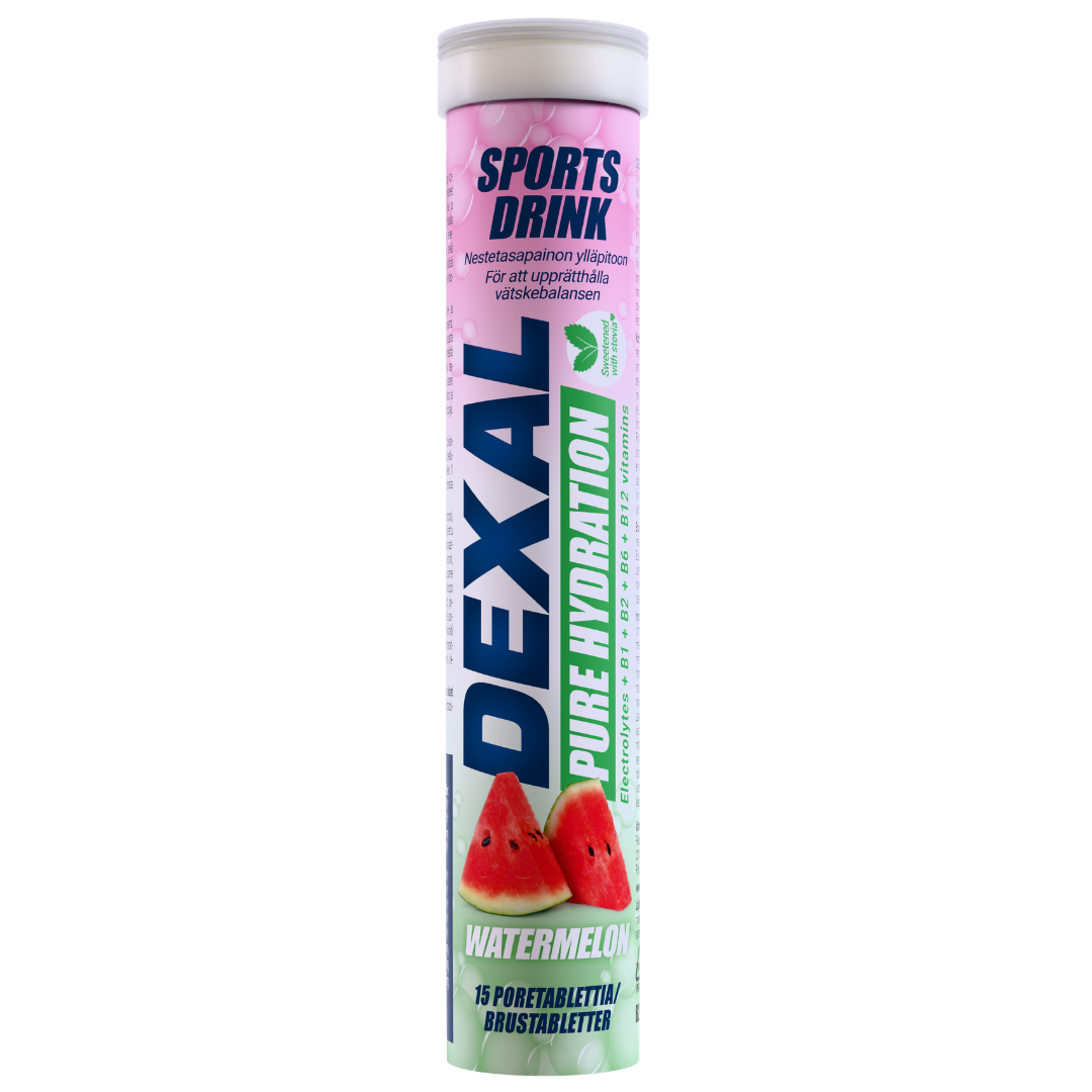 Dexal Pure Hydration Watermelon - urheilujuoma 15 poretablettia