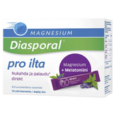 Diasporal Magnesium Pro Ilta - Magnesium + Melatoniini 20 kpl