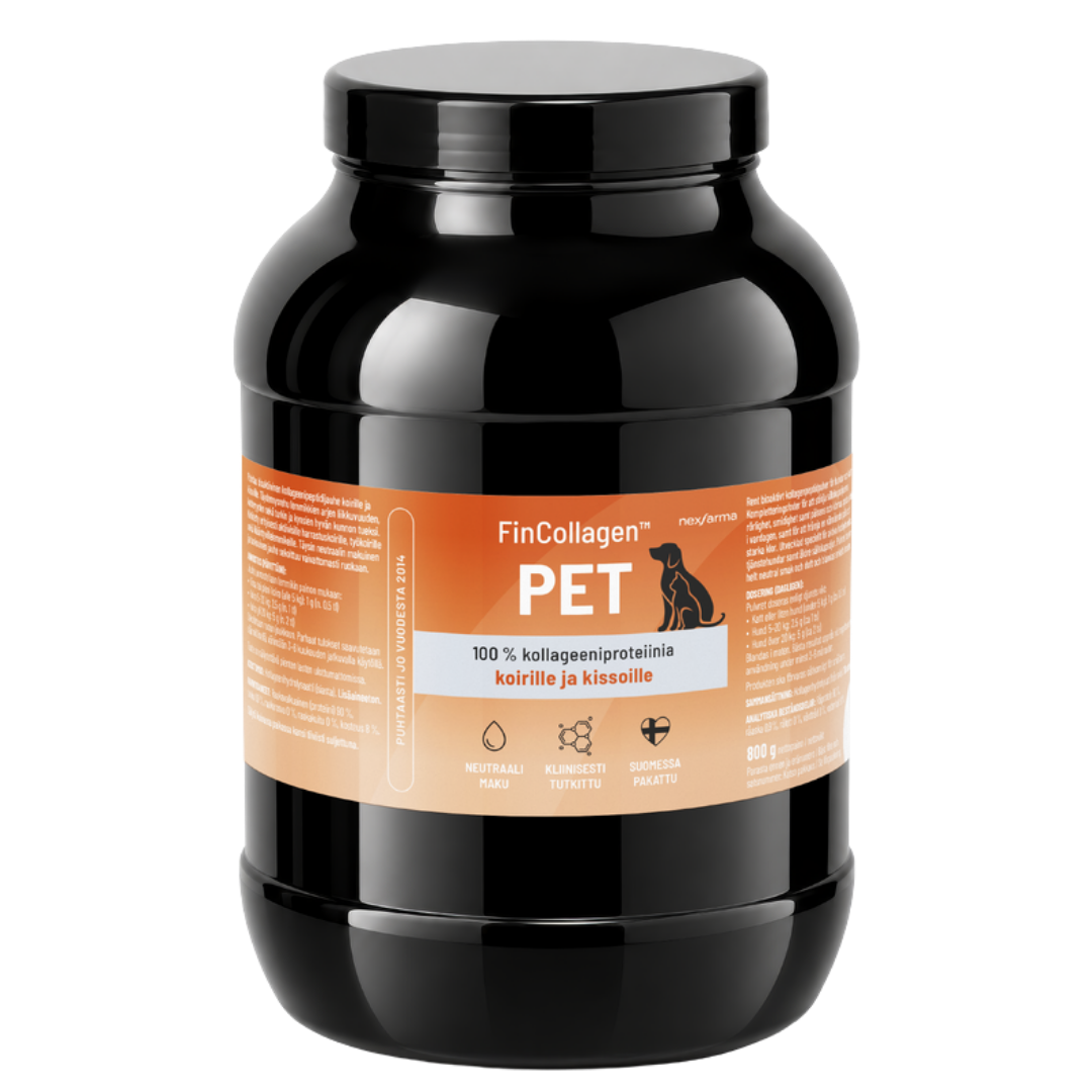 FinCollagen Pet - Täydennysravinne koirille ja kissoille 800 g