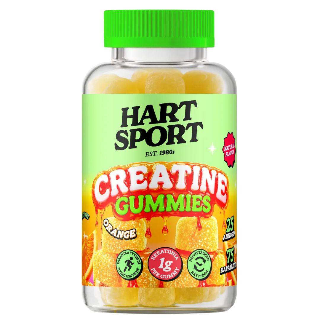 HartSport Creatine Gummies Orange 75 kpl