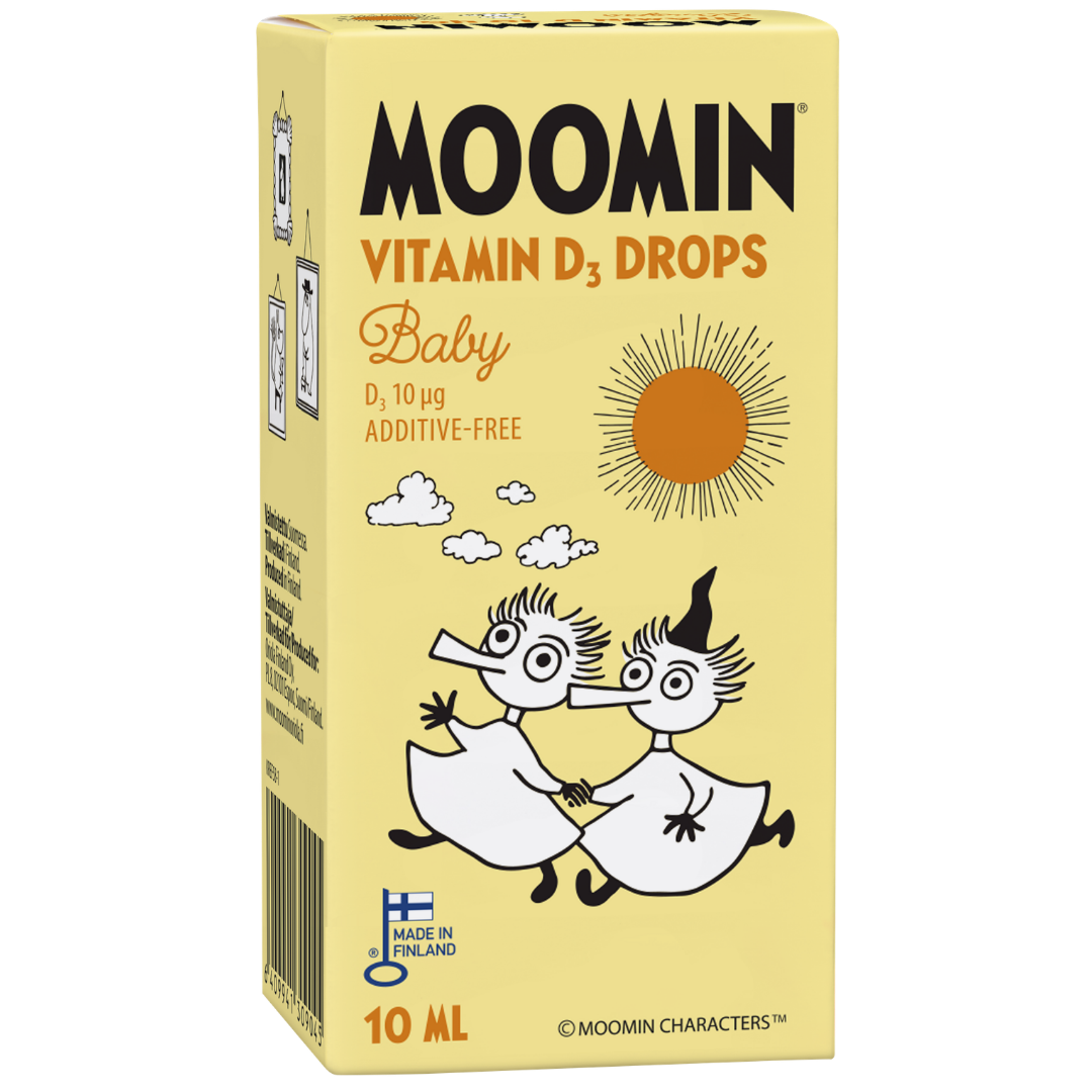 Moomin D-vitamiinitipat 10 ml