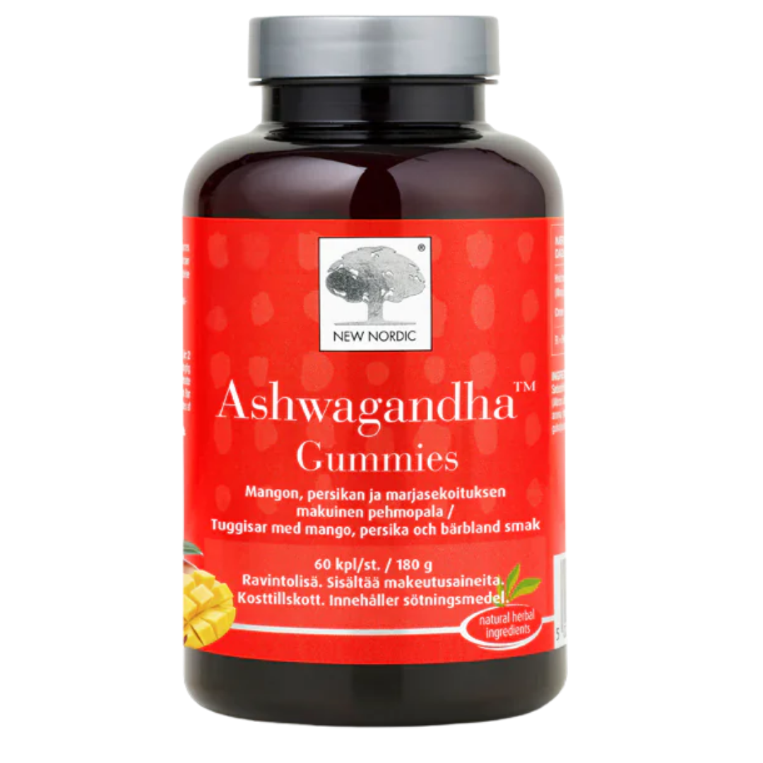 New Nordic Ashwagandha Gummies 60 kpl
