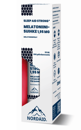Nordaid Sleep Aid Strong - Vahva Melatoniinisuihke 1,95 mg 30 ml - Sinunapteekki.fi