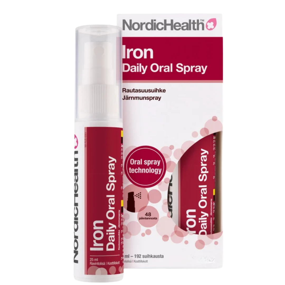 Nordic Health Iron Daily Oral Spray - Rautasuusuihke 25 ml