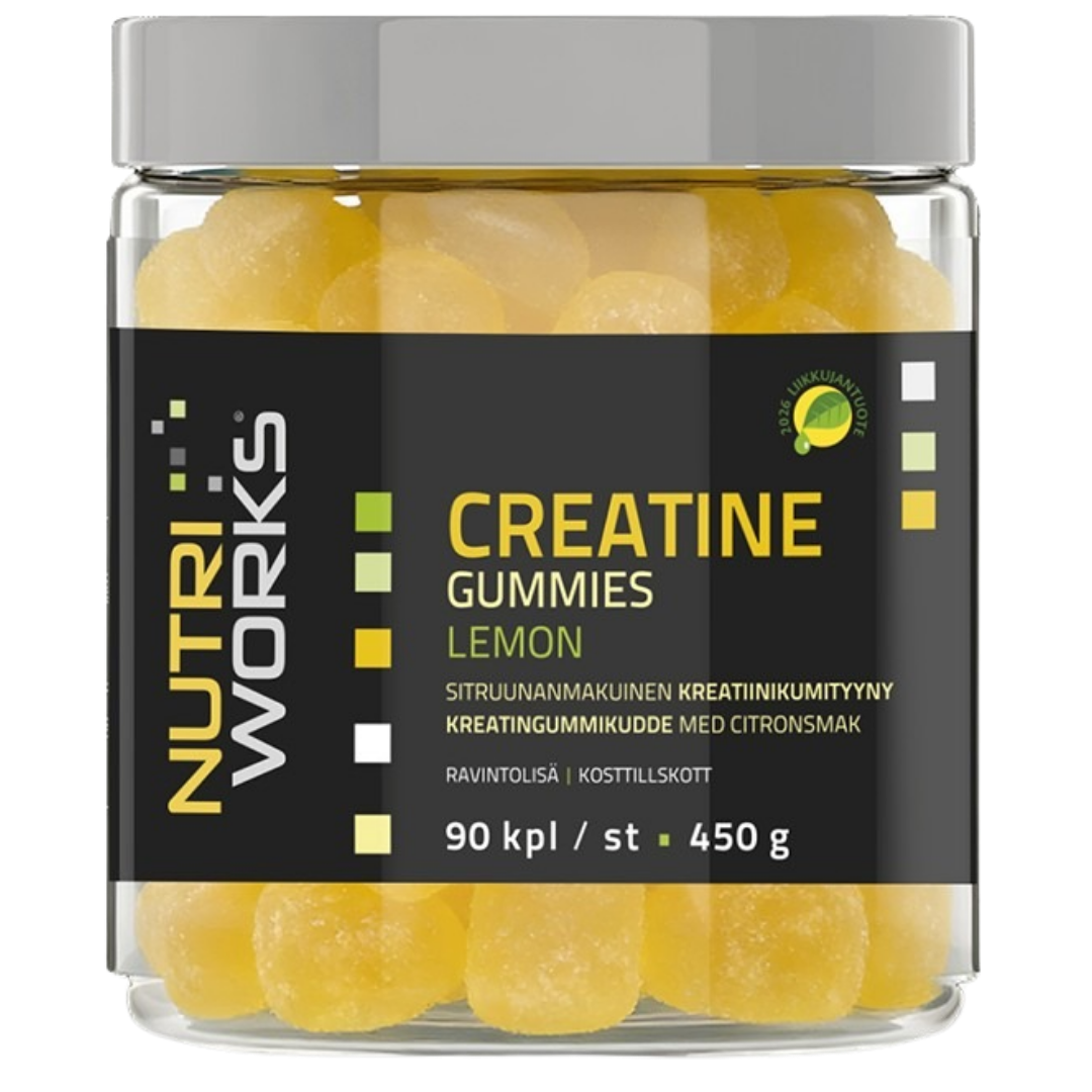 Nutri Works Creatine Gummies Lemon 90 kpl