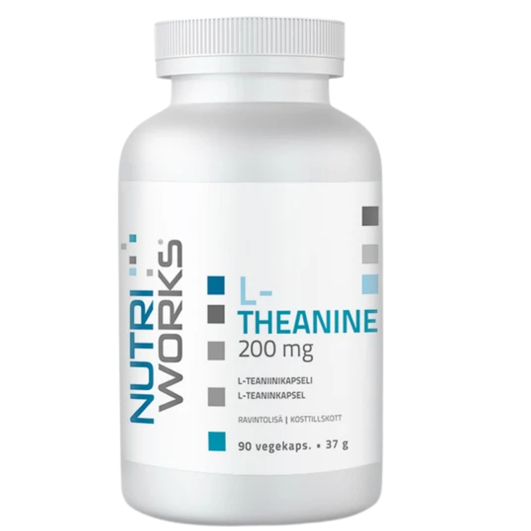 Nutri Works L-Theanine 200 mg 90 kaps.