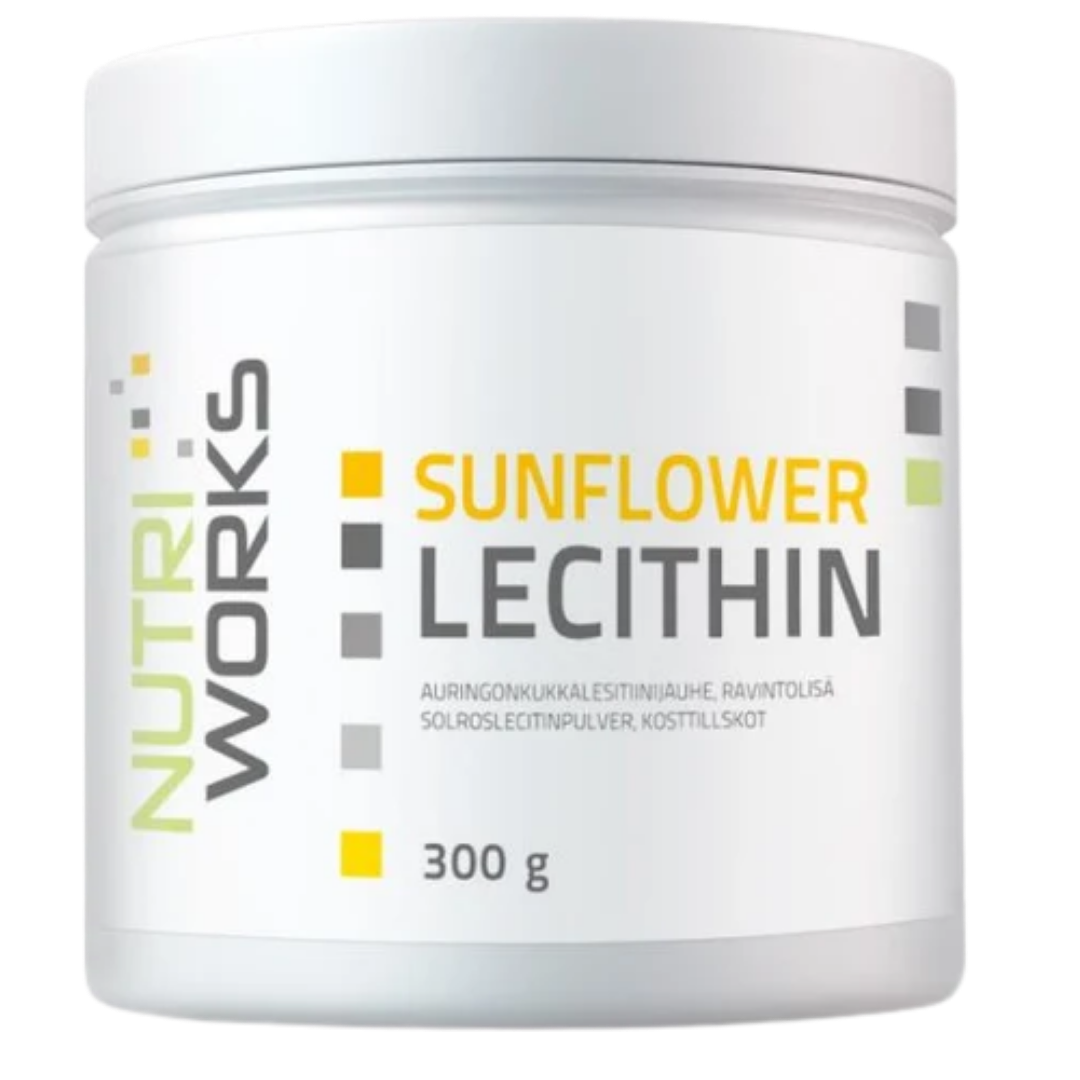 Nutri Works Sunflower Lecithin - Auringonkukkalesitiinijauhe 300 g