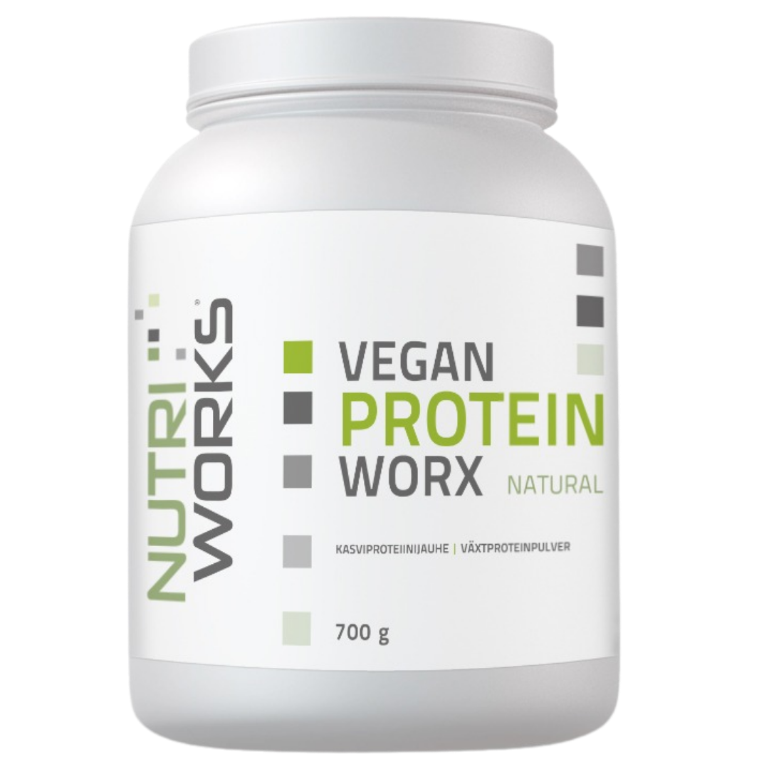 Nutri Works Vegan Protein Worx Natural - Kasviproteiinijauhe 700 g