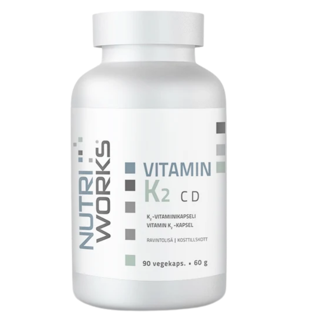 Nutri Works Vitamin K2 - K2-vitamiinikapseli 90 kaps.