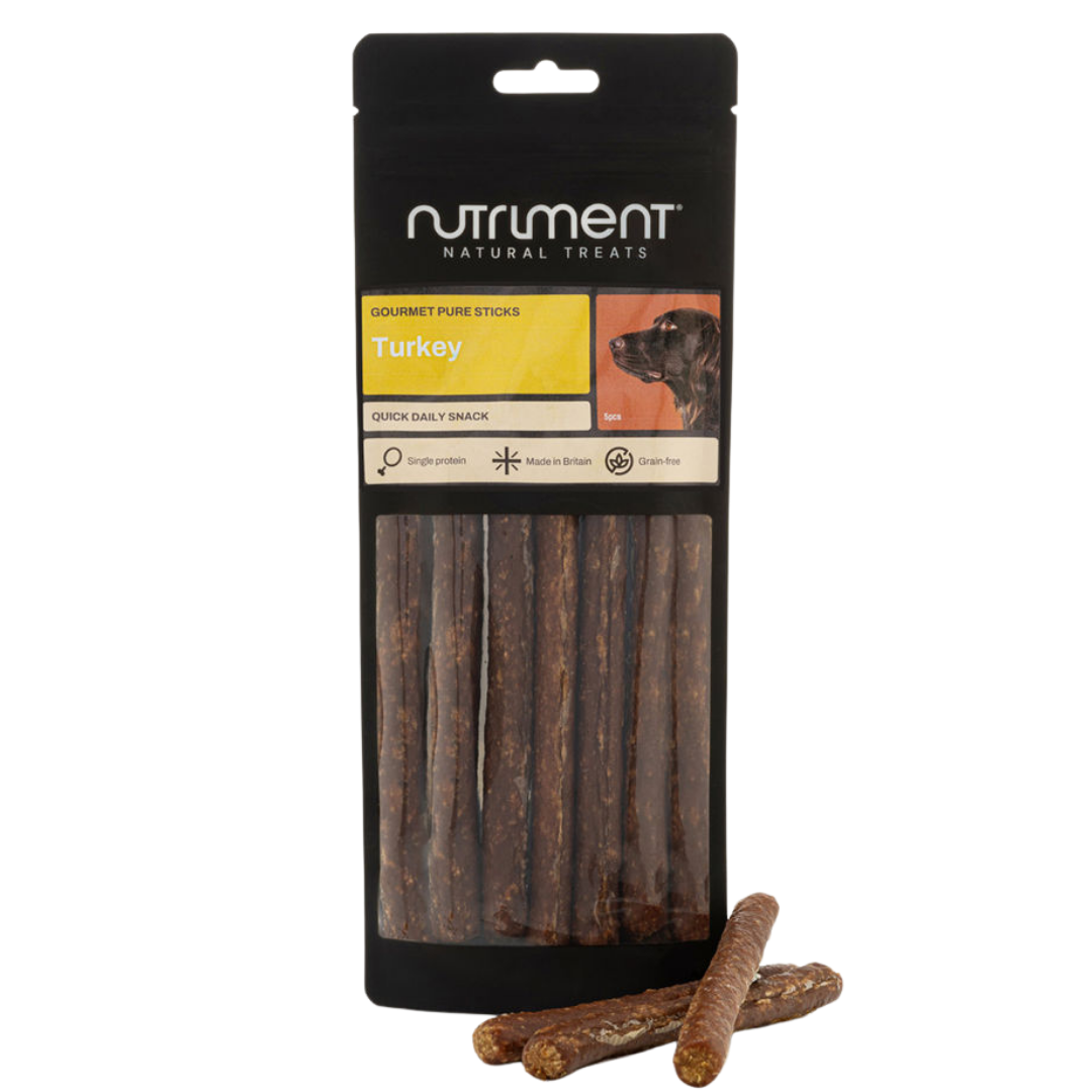 Nutriment Gourmet Pure Sticks Turkey - Kalkkunatikku koirille 100g