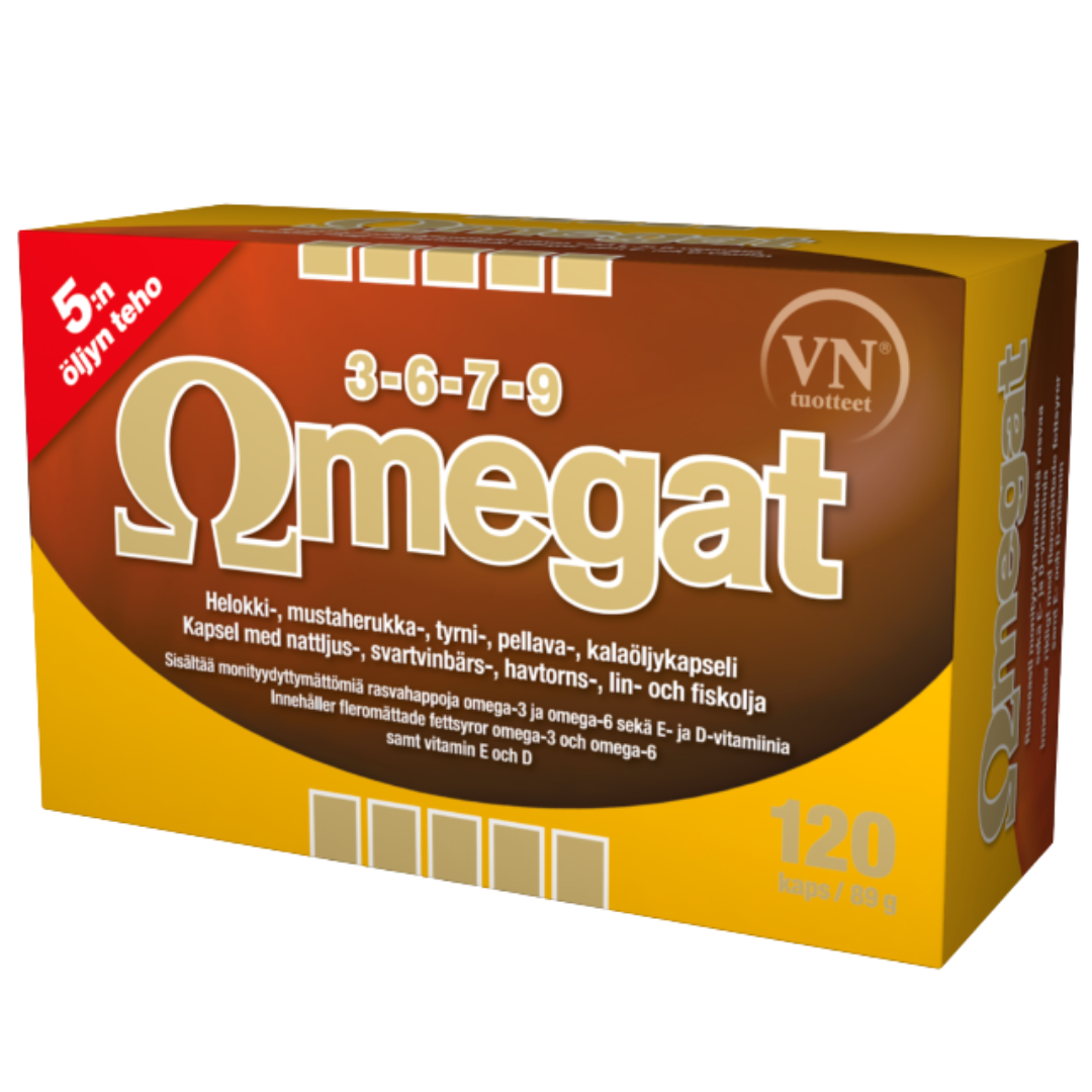 Omegat 3-6-7-9 120 kaps.