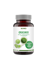 Biomed Orasmix - Viherjauhe 80 g - Sinunapteekki.fi