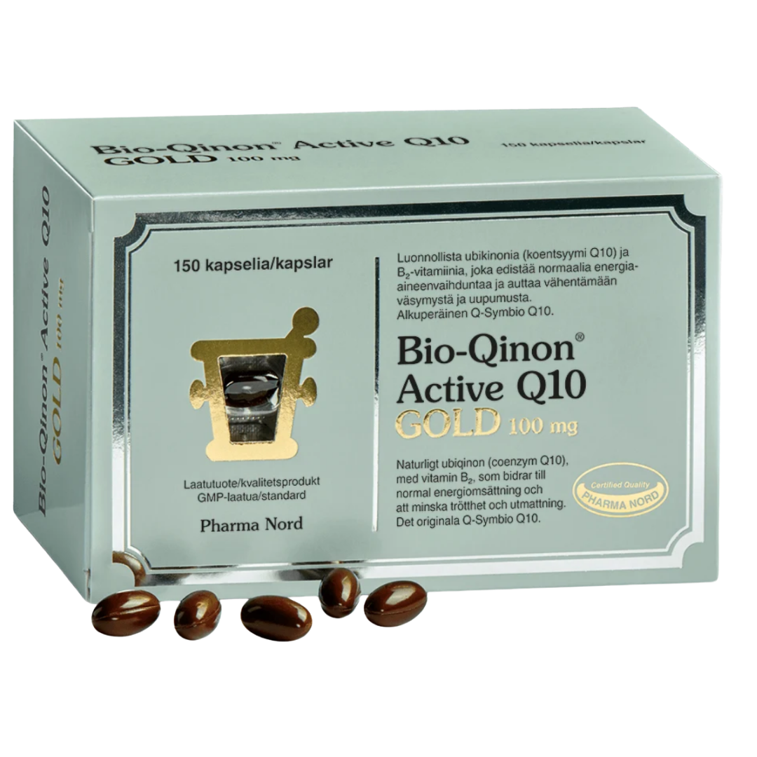 Pharma Nord Bio-Qinon Active Q10 Gold 100 mg 150 kaps.