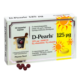 Pharma Nord D-Pearls 125 µg 40 kaps.
