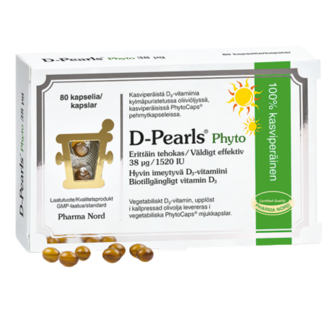 Pharma Nord D-Pearls Phyto 38 µg 80 kaps.