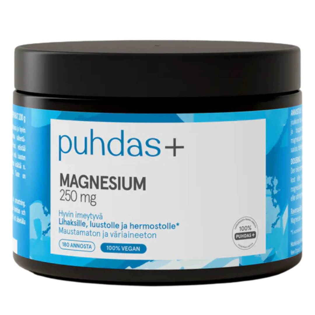 Puhdas+ Magnesium 250 mg 200 g