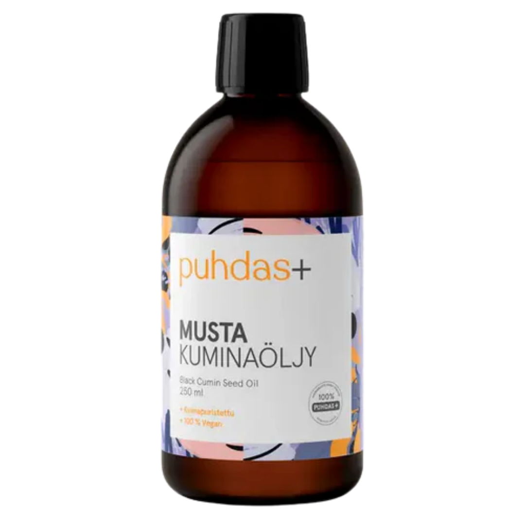 Puhdas+ Musta Kuminaöljy 250 ml